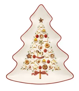 Villeroy & Boch Winter Bakery Delight mísa ve tvaru vánočního stromku, 26,5 cm 14-8612-3760
