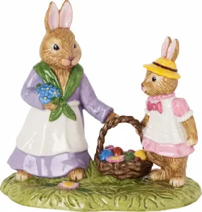 Villeroy & Boch Bunny Tales velikonoční dekorace, zajíčci s košíčkem 14-8662-6332