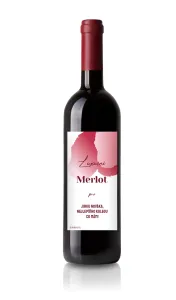Dárkové víno Merlot s originální etiketou, Červené víno