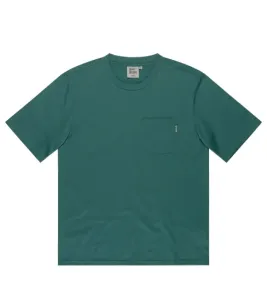 Vintage Industries  Šedé tričko s kapsou, ocean blue - L