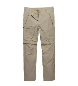 Vintage Industries Technické kalhoty na zip 2 v 1 Minford, béžová - 32