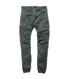 Vintage Industries Vince cargo jogger kalhoty, grey - 31 #4877244