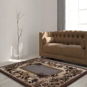 Kvalitní hnědý koberec do obýváku #3647675