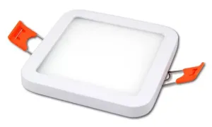 Vipelectro LED panel vestavný SLIM 6W 480lm 90x90mm 230V bílý, NEUTRÁLNÍ BÍLÁ V4719