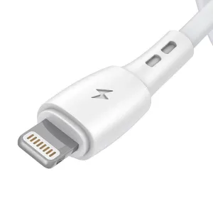 Kabel USB na Lightning Vipfan Racing X05, 3A, 1m (bílý)