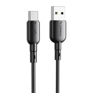 Kabel USB na USB-C Vipfan Colorful X11, 3A, 1m (černý)
