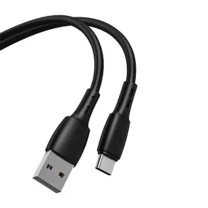 Kabel USB na USB-C Vipfan Racing X05, 3A, 1m (černý)