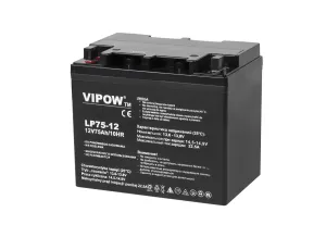 Gelová baterie VIPOW 12V 75Ah