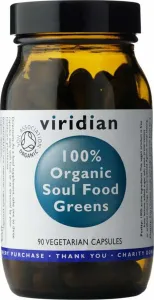 Viridian 100% Organic Soul Food Greens 90 kapslí #1162558