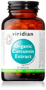 Viridian Curcumin extract organic 60 kapslí #1162576
