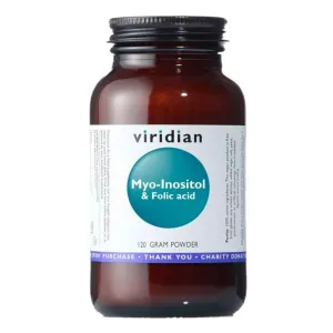 Viridian Myo-Inositol s kyselinou listovou 120 g #1162591