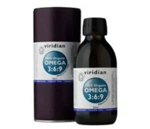 Viridian 100% Organic Omega 3:6:9 Oil 200 ml #1162555