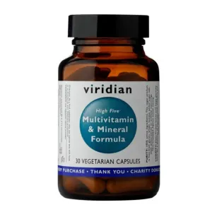 Viridian High five multivitamin and mineral formula 30 tablet #1162582