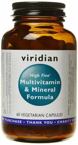 Viridian High Five Multivitamin & Mineral Formula 60 kapslí #165443