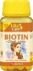 VitaHarmony Biotin 300 mcg + Selen + Zinek 80 tablet #1162613