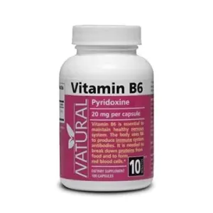 Vitamín B6 - pyridoxin 20 mg, 100 kapslí 