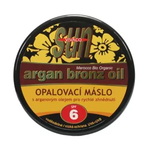 Máslo s arganovým olejem pro rychlé zhnědnutí SPF6 VIVACO 200 ml