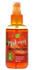 Vivaco 100% přírodní opalovací olej s mrkvovým extraktem SPF 15