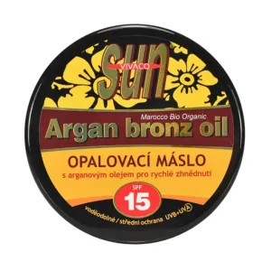 Opalovací máslo s arganovým olejem pro rychlé zhnědnutí SPF 15 VIVACO 200 ml