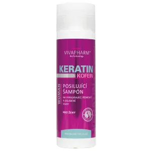 VIVACO Vivapharm Keratinový posilující šampon s kofeinem pro ženy 200 ml