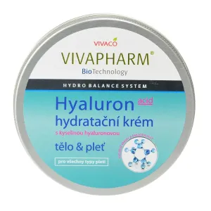 Pleťový a tělový hydratační krém s kyselinou hyaluronovou VIVAPHARM 200 ml