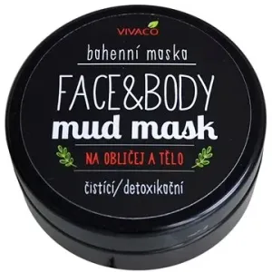 VIVACO Přírodní bahenní maska na obličej a tělo 200 ml