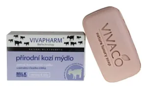 VIVACO Vivapharm Přírodní jemné kosmetické mýdlo s extrakty z kozího mléka 100 g