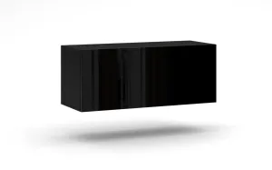 Vivaldi Závěsný TV stolek Vivo 100 cm černý #1219651