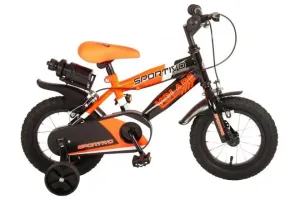 VOLARE - Dětské kolo pro chlapce Sportivo Neon Orange Black 12 