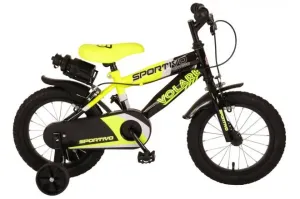 VOLARE - Dětské kolo pro chlapce Sportivo Neon Yellow Black 14 