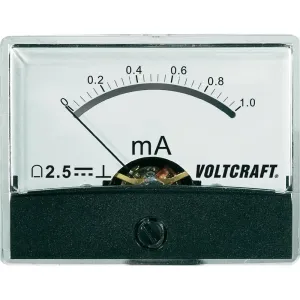 Panelové měřidlo Voltcraft AM-60X46, 1 mA/DC