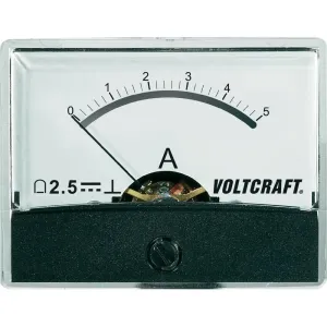 Panelové měřidlo Voltcraft AM-60X46, 5 A/DC