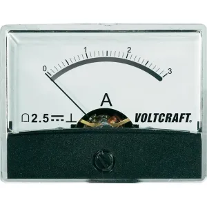 Panelové měřidlo Voltcraft AM-60X46, 3 A/DC