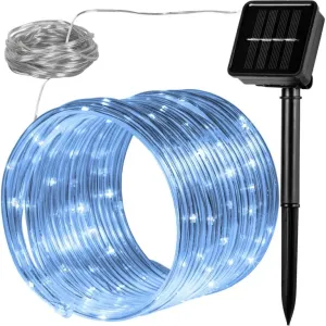 Solární světelná hadice - 100 LED studená bílá VOLTRONIC VOLTRONIC® M59614 #3590602