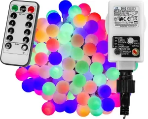 VOLTRONIC® Párty LED osvětlení 20 m - barevné 200 diod + ovladač #3590601