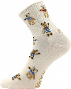 Dámské ponožky VoXX - Agapi, medvědi, béžová Barva: Béžová, Velikost: 39-42