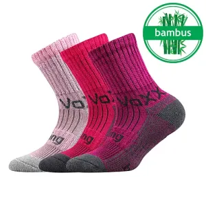 Dívčí ponožky VoXX - Bomberik, růžová Barva: Růžová, Velikost: 35-38