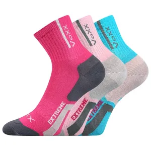 Dívčí ponožky VoXX - Josífek 02, růžová, tyrkysová Barva: Růžová, Velikost: 35-38