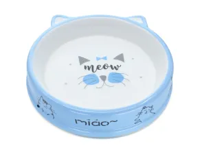Vsepropejska Meow keramická miska pro kočku Barva: Modrá