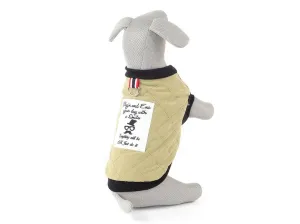 Vsepropejska Ara béžová prošitá bunda pro psa Barva: Béžová, Délka zad (cm): 25, Obvod hrudníku: 32 - 38 cm