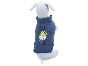Vsepropejska Bulldog zimní bunda pro psa Barva: Modrá, Délka zad (cm): 35, Obvod hrudníku: 54 - 60 cm