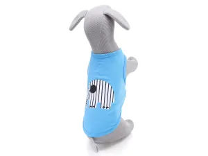 Vsepropejska Faty tričko s obrázkem pro psa Barva: Modrá, Délka zad (cm): 23, Obvod hrudníku: 35 - 38 cm