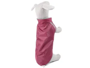 Vsepropejska Icy zimní bunda pro psa s reflexními prvky Barva: Vínová, Délka zad (cm): 28, Obvod hrudníku: 30 - 52 cm