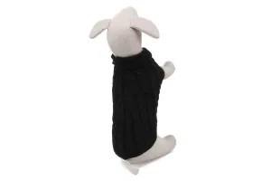 Vsepropejska Kimo svetr pro psa Barva: Černá, Délka zad (cm): 33, Obvod hrudníku: 32 - 40 cm