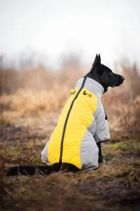 Vsepropejska Plex zimní bunda pro psa Barva: Žlutá, Délka zad (cm): 42, Obvod hrudníku: 44 - 48 cm