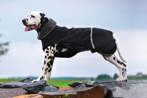 Vsepropejska Rafael bunda pro psa s kožíškem Barva: Černá, Délka zad (cm): 32, Obvod hrudníku: 43 - 72 cm