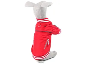 Vsepropejska Springy podzimní bunda pro psa Barva: Červená, Délka zad (cm): 23, Obvod hrudníku: 34 - 36 cm