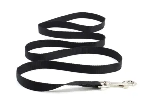 Vsepropejska Zuky nylonové vodítko pro psa | 124 cm Barva: Černá, Šířka vodítka: 1,5 cm
