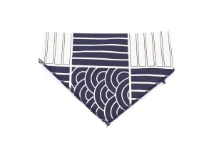 Vsepropejska Cali černo-bílý šátek pro psa Obvod krku: 30 - 57 cm