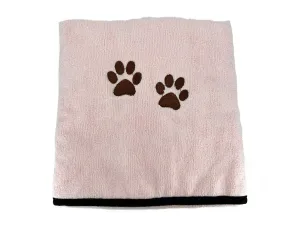 Vsepropejska Zita ručník pro psa Barva: Růžová, Rozměr (cm): 89 x 50